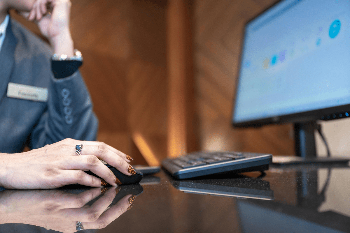 Calgary IT professional configuring and deploying hardware equipment at a business location representing PCe Solutions hands-on Hardware as a Service lifecycle management and IT procurement services for Calgary Alberta organizations