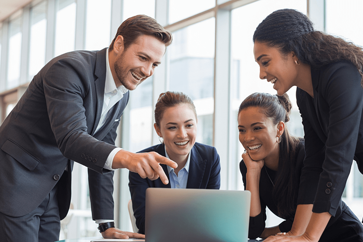 Tampa business professional reviewing new IT equipment setup in a modern office environment representing PCe Solutions Hardware as a Service and IT procurement services for organizations across Tampa Bay Florida including Hillsborough Pinellas and Pasco counties