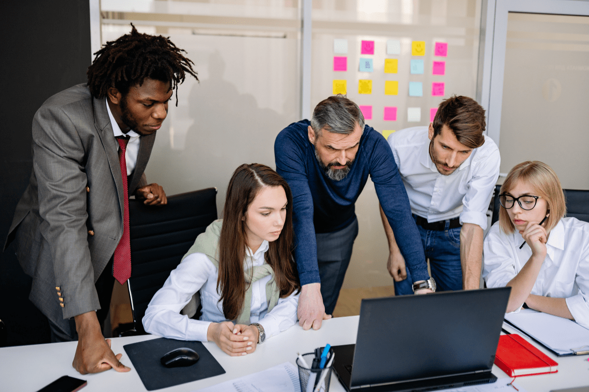PCe Solutions Tampa IT team working with a local Tampa Bay business client representing the local managed IT partnership and hands-on technology support PCe Solutions delivers to organizations across Hillsborough Pinellas and Pasco counties